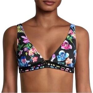 JOHNNY WAS Sz S Caribbean Halter Bikini Top
